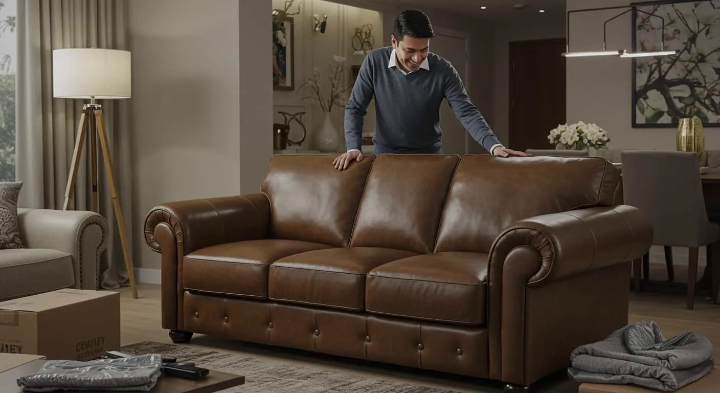Send a photo of your leather sofa for a free diagnosis on WhatsApp